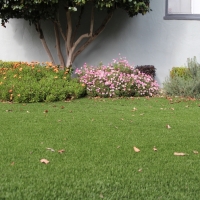 Faux Grass Tivoli, Texas Paver Patio, Front Yard