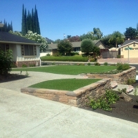 Grass Carpet Saint Hedwig, Texas Landscape Rock, Front Yard