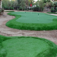 How To Install Artificial Grass Bulverde, Texas Putting Green Grass, Backyards