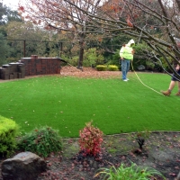 Synthetic Grass Cost Terrell Hills, Texas Backyard Deck Ideas, Backyard Landscape Ideas