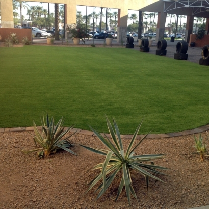 Fake Grass College Station, Texas Landscape Rock, Commercial Landscape