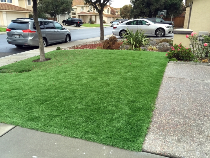 Artificial Grass Installation Webberville, Texas Landscaping Business, Front Yard