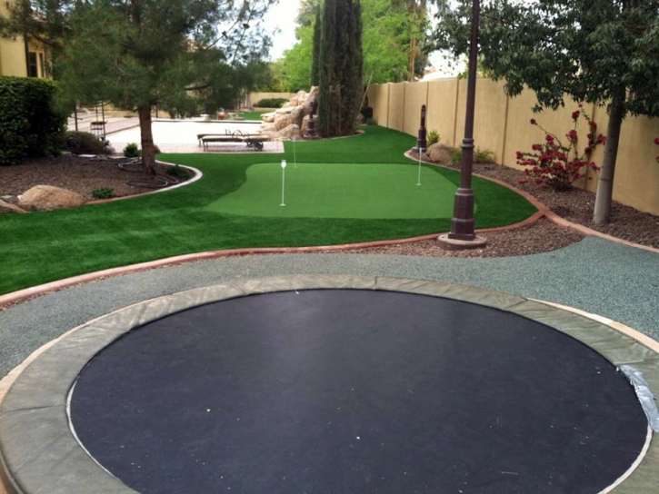 Best Artificial Grass K-Bar Ranch, Texas Home Putting Green, Backyard Garden Ideas