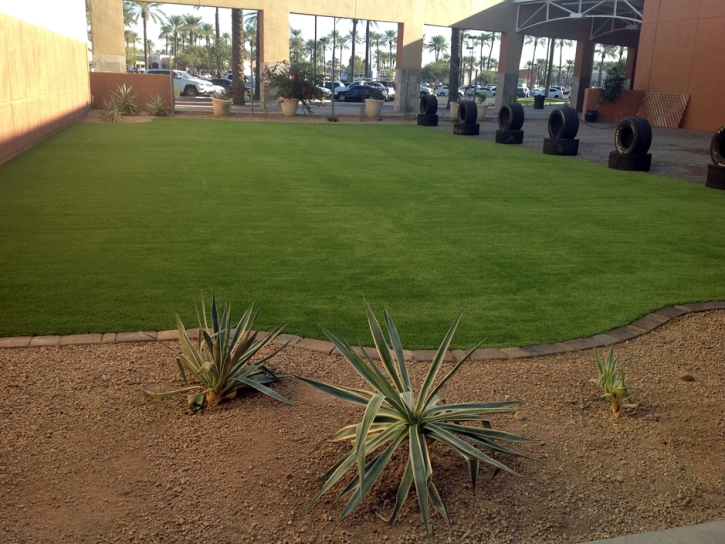 Fake Grass College Station, Texas Landscape Rock, Commercial Landscape