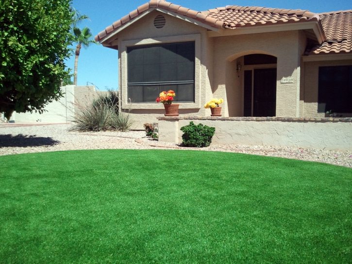 Fake Lawn Selma, Texas Landscape Rock, Front Yard Ideas