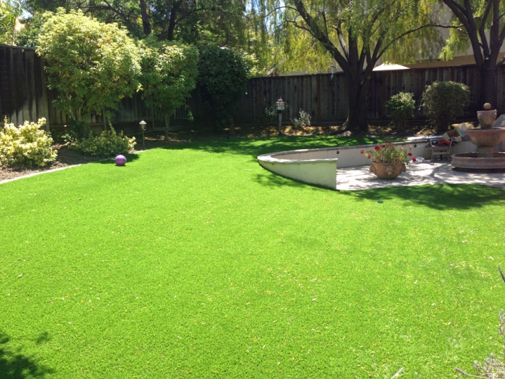 Faux Grass Fredericksburg, Texas Landscape Rock, Backyard