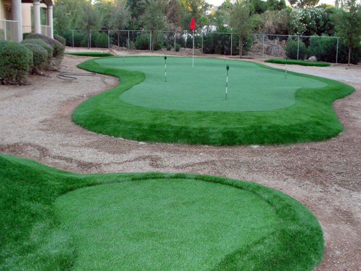 How To Install Artificial Grass Bulverde, Texas Putting Green Grass, Backyards