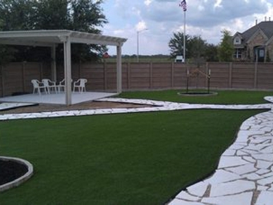 Synthetic Grass Cost Creedmoor, Texas Landscape Design, Backyard Garden Ideas