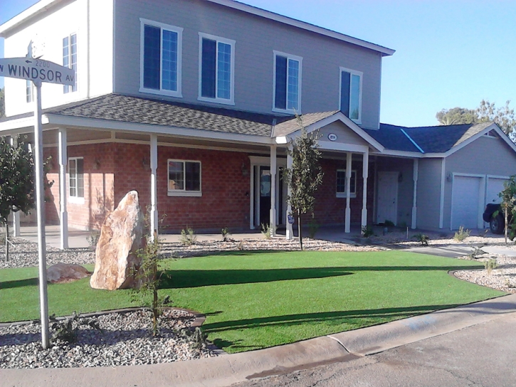 Turf Grass Santa Clara, Texas Paver Patio, Front Yard